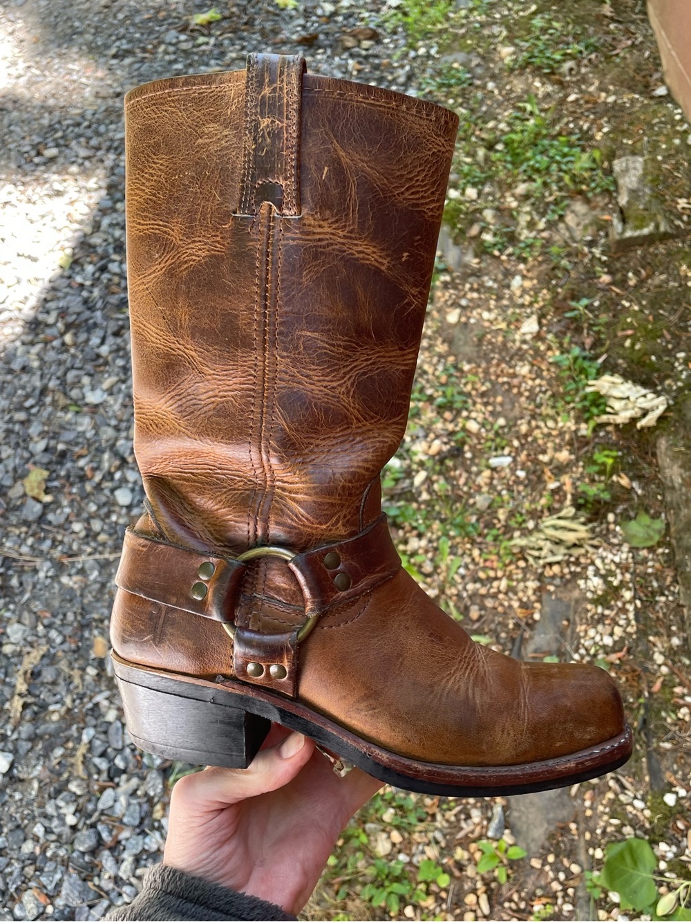 Frye 12R Vintage Harness Boots Size 7.5 - Picture 15 of 15